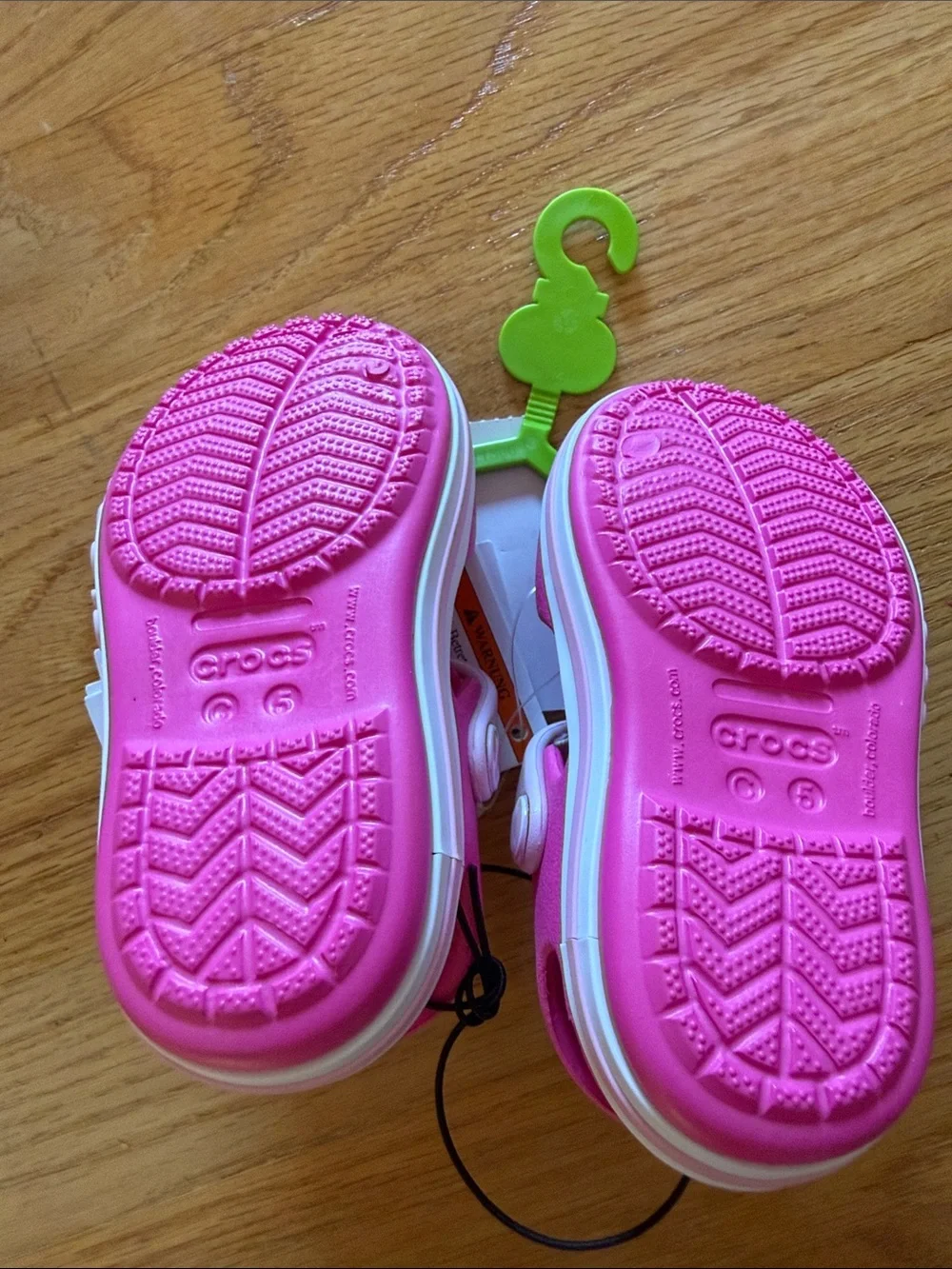 Crocs Baby Baysbend Sandal Electric Pink Size 5
